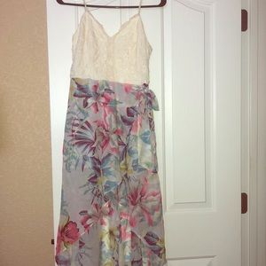 Long/ short spaghetti strap dress.